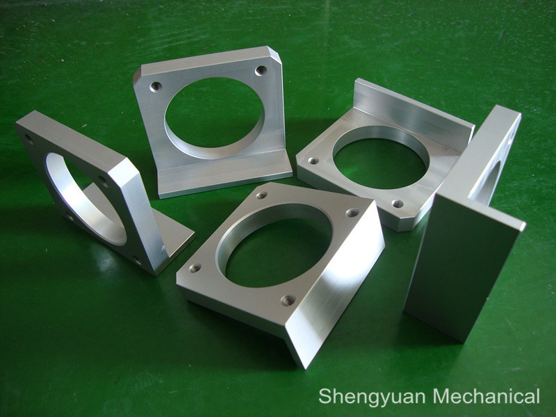 Fazer à máquina da precisão do CNC natural anodiza peças sobresselentes do motor ou da impressora 3D do metal do suporte AL6061