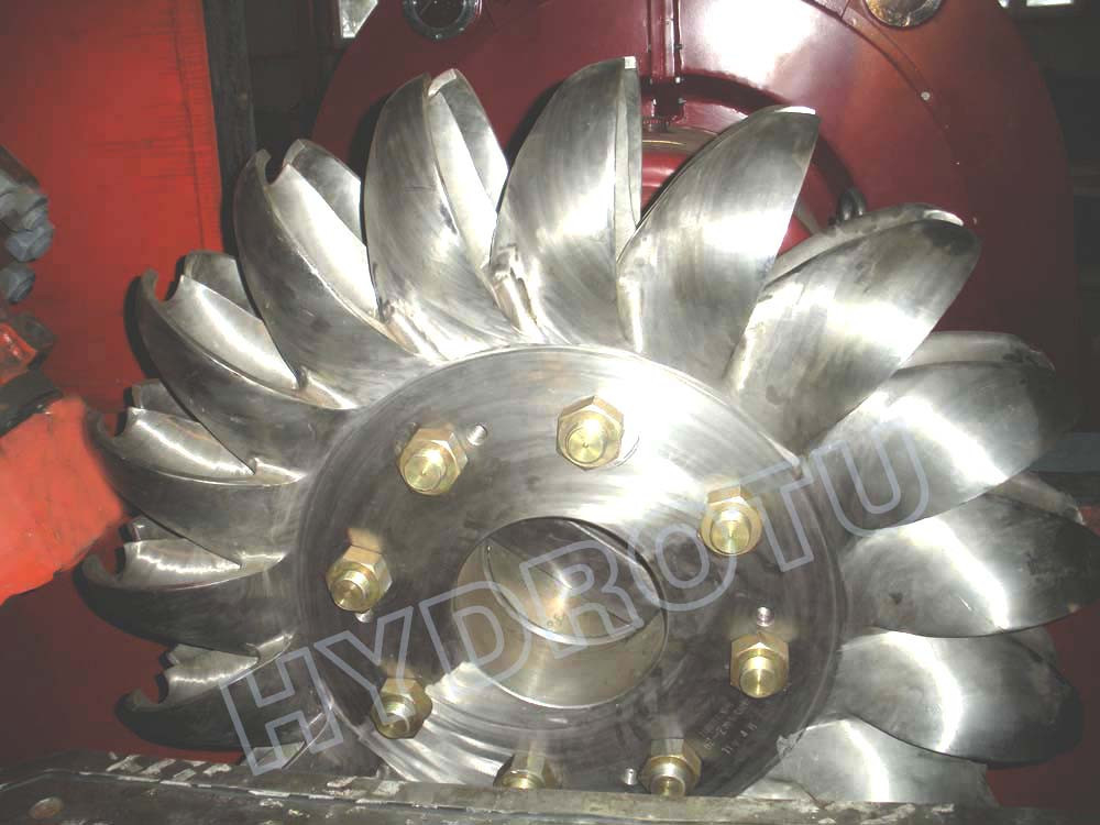 Hidro corredor da turbina de Pelton com o CNC da forja que faz à máquina para o projeto principal alto das energias hidráulicas