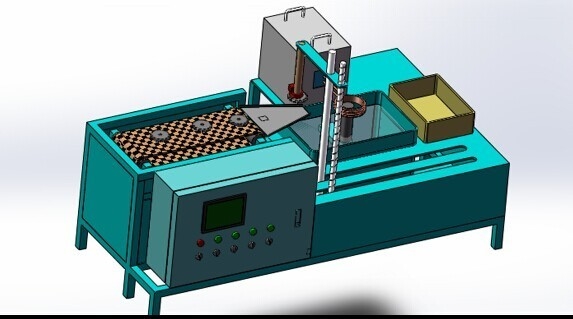 Equipamento da ferramenta do endurecimento de indução do FCC 100KW 10-50khz do CE com controle do PLC